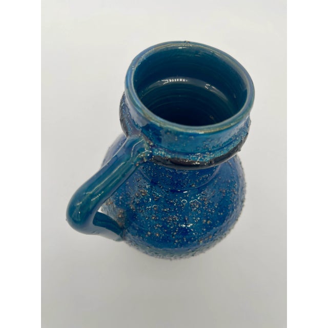 1960s Ceramic Bitossi Vase Handled Pot Pitcher For Sale In Chicago - Image 6 of 12