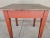 Late 19th Century Primitive Farmhouse Style Barn Red Tavern / Work Table For Sale - Image 5 of 9