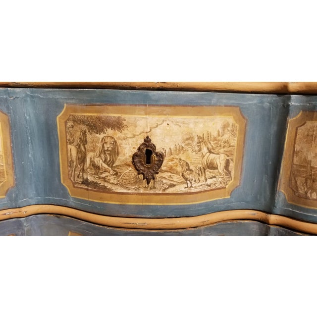 1750 Antique Italian or German Baroque Style Chest of Drawers For Sale - Image 4 of 9