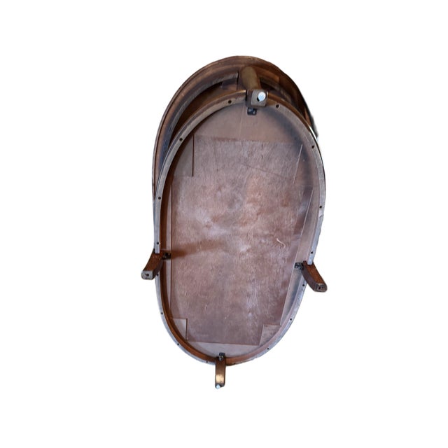 Coffee Set of 2 Solid Cherry Wood Tables With Walnut Inlays - One Coffee and One Console For Sale - Image 8 of 12