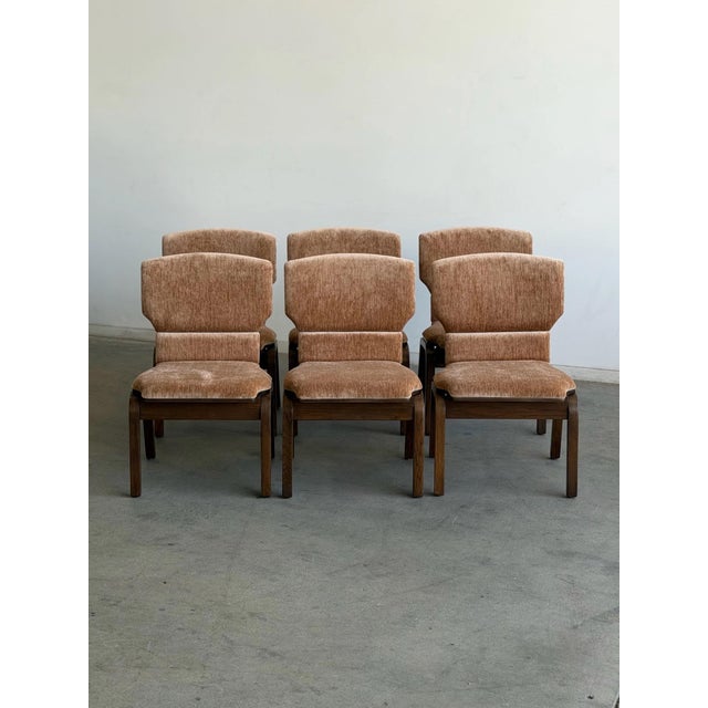 Modern Dark Oak Bentwood Dining Chairs For Sale - Image 3 of 9