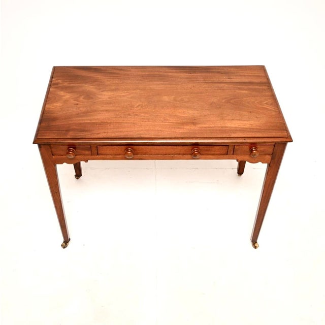 Antique Georgian Writing Table, 1790 For Sale - Image 4 of 11