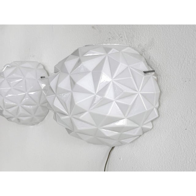 Italian Murano Glass Wall Sconces in Modern Geometric Shape, 1990s, Set of 2 For Sale - Image 11 of 15