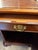 Burgundy Mid-20th Century Chippendale Style Mahogany Partners Executive Desk With Embossed Leather Top, Circa 1950s For Sale - Image 8 of 18