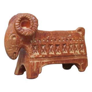 Etruscan Style Ceramic Sculpture by Aldo Londi for Bitossi, Italy, 1960s For Sale