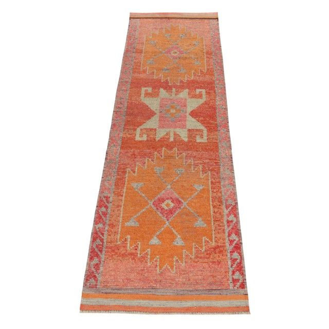 Hand-knotted in wool, a 3x11 runner from Rug & Kilim’s latest curation of rare, texturally superb tribal pieces....