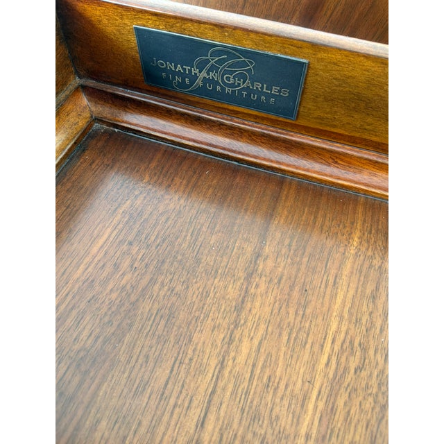 Brown Jonathan Charles French Modern Inspired Toulouse Accent Cabinet For Sale - Image 8 of 9