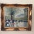 Vintage Impressionist Oil Painting on Canvas “ Paris Streets“ Signed Framed For Sale - Image 11 of 12