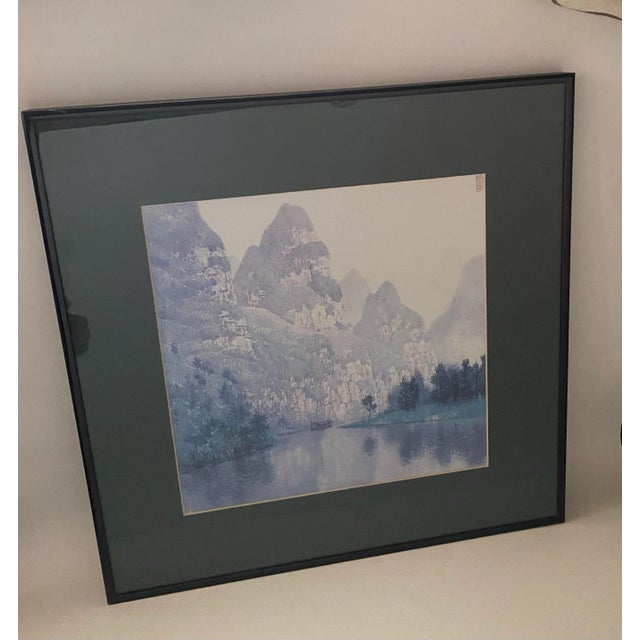Contemporary Original Signed Song Di Asian Modern Shanshui Painting For Sale - Image 3 of 12