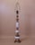 Marble & Brass Column Lamp For Sale - Image 4 of 4
