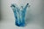 Hollywood Regency Italian Blue Vase in Murano Glass from Seguso, 1970 For Sale - Image 3 of 8