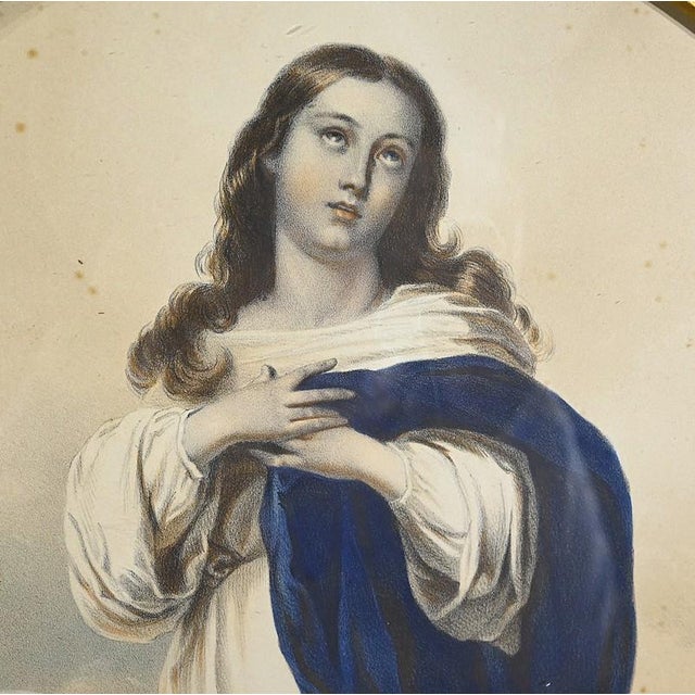 Immaculate Conception, Late 19th Century, Engravings, Set of 2 For Sale - Image 14 of 18