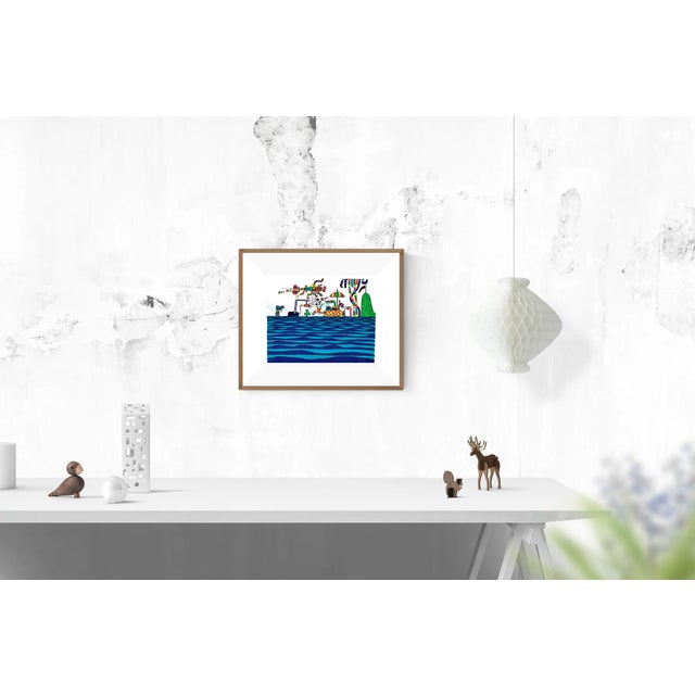 Mid-Century Modern Jose Gamarra， Untitled Composition， 1967， Lithograph For Sale - Image 3 of 3