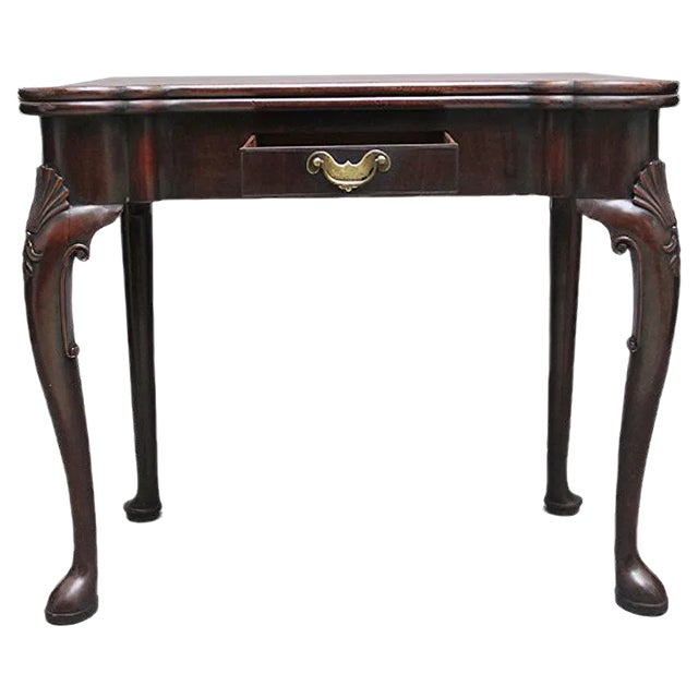 Early 18th-Century Mahogany Games Table For Sale