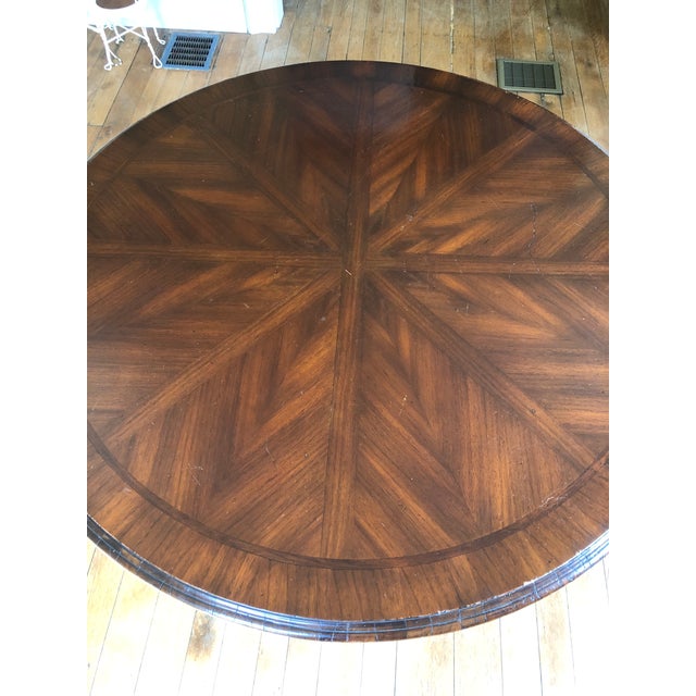 Mexican Alfonso Marina Ebanista Palafoxiana Round Dining Table For Sale - Image 3 of 5