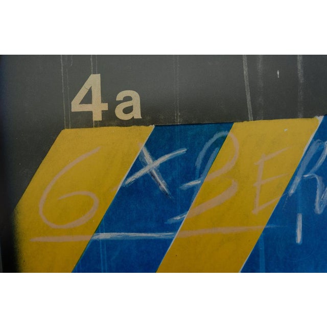 Serrage Lock Poster after Peter Klasen For Sale - Image 4 of 7