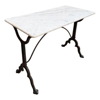 Late 19th Century Marble Bistro Table For Sale