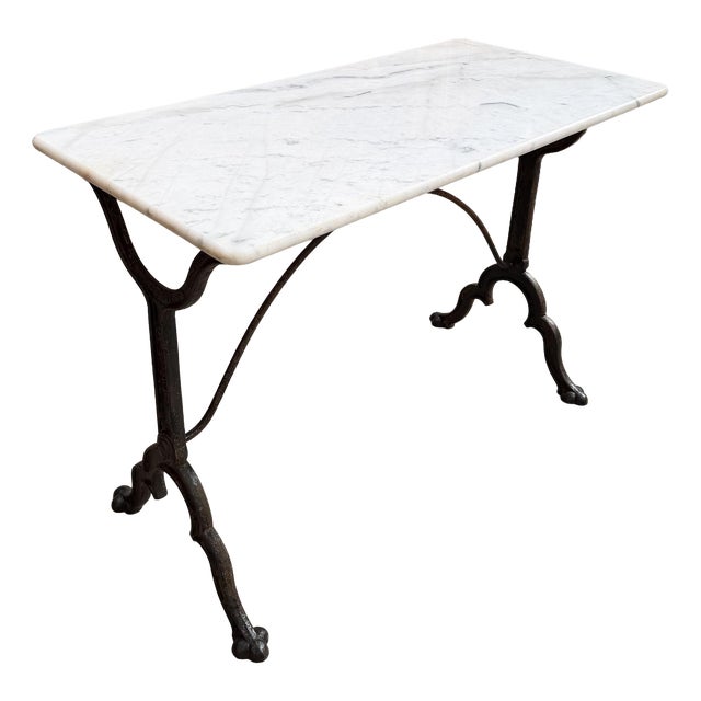 Late 19th Century Marble Bistro Table For Sale