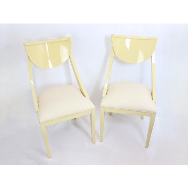 Ello Vintage 1980s Pietro Costantini for Ello Furniture Dining Side Chairs - A Pair For Sale - Image 4 of 15