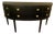 Hepplewhite Demilue Bow Front Buffet Sideboard For Sale