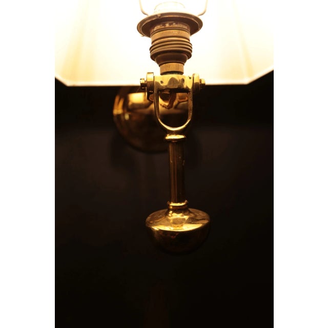 Brass Boat Wall Lamps, Set of 2 For Sale - Image 4 of 13