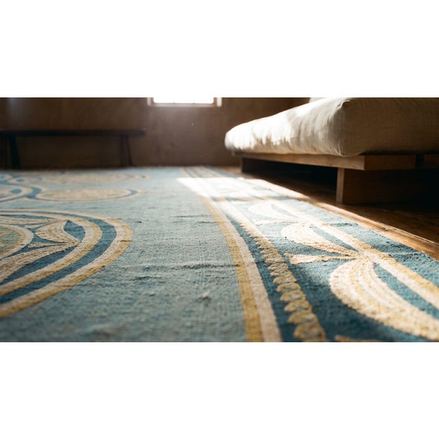 Brown Early 20th Century Portuguese Needlepoint Carpet ( 15'6"x 21'6" - 472 x 655 ) For Sale - Image 8 of 9