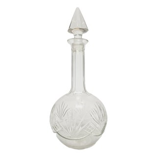 Art Deco Crystal Carafe, Germany, 1900s For Sale