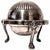 Mid 20th Century Vintage f.b. Rogers Silver Caviar Dome Dish Lion Paw Feet Ornate For Sale - Image 5 of 10
