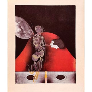 Paul Wunderlich 19 L’Ange a L’index 1974 For Sale