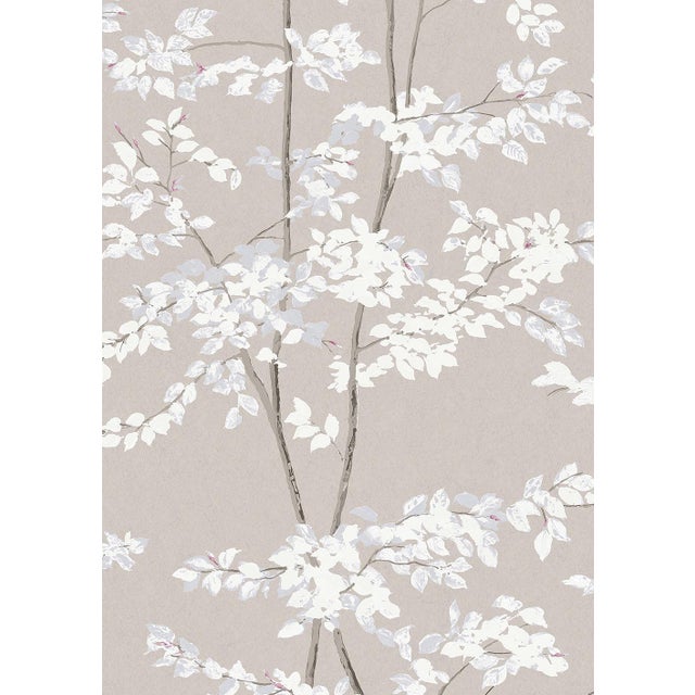Lewis & Wood Beech Linen Extra Wide 52" Botanic Style Wallpaper - 1
