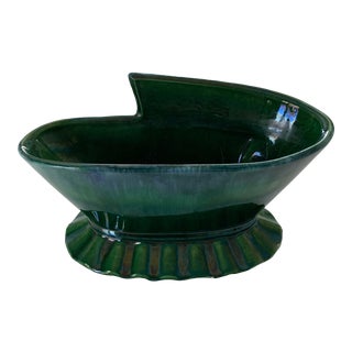 Vintage Mid Century Royal Haeger Aqua-Green Planter For Sale