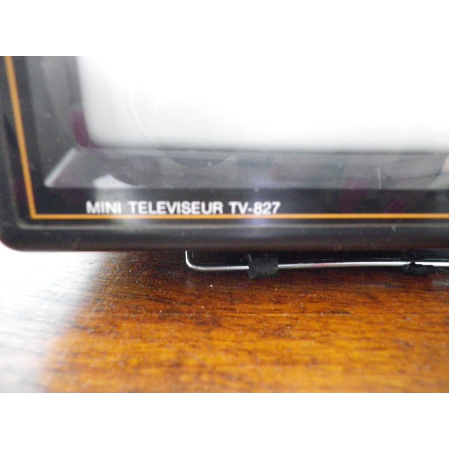 Vintage TV-827 Mini Television from Univox, 1980s For Sale - Image 6 of 12