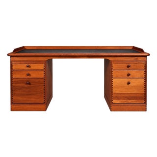 Andreas Hansen, Danish Modern, Partners Desk, Teak, Denmark, 1960s For Sale