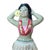 Mid 20th Century Post War Ceramic "Aloha" Hawaiian Dancing Hula Girl W/ Lei & Grass Skirt For Sale In Los Angeles - Image 6 of 7