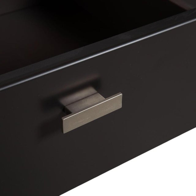 Wooden Sideboard in Black Anthracite by Musterring For Sale - Image 9 of 17