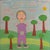 Folk Art Original Folk Art Painting From Key West /Sun on My Face For Sale - Image 3 of 5