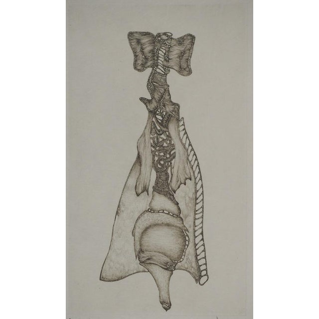 Fred deux (1924-2015) opening, 1972 original engraving (moret workshop) signed in pencil numbered out of 99 copies on...