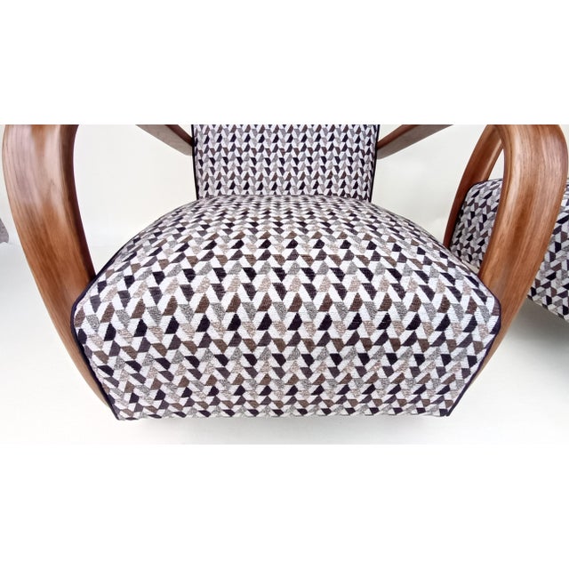 H-269 Lounge Chairs by Jindrich Halabala for Up Zavody, 1930s, Set of 2 For Sale - Image 9 of 15