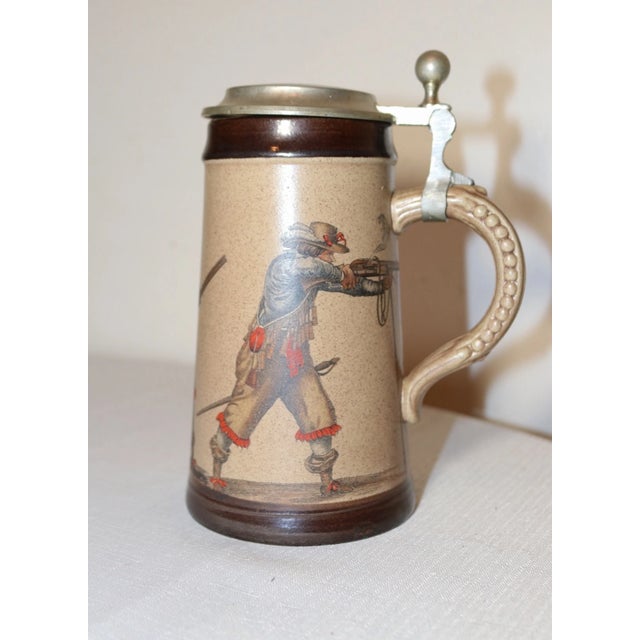 Up for sale is a wonderful vintage original Marzi & Remy lidded pottery beer stein. It's made of thick stoneware walls and...