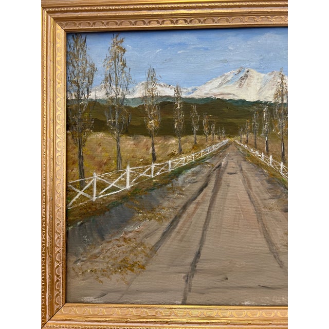 Vintage Framed Painting For Sale - Image 4 of 9