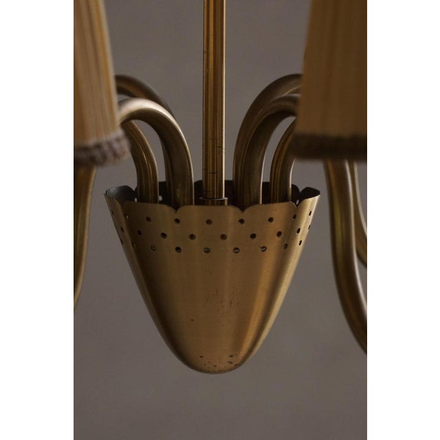 Mid-Century Modern 5 Arm Chandelier attributed to Hans Bergström, 1950s For Sale - Image 18 of 18