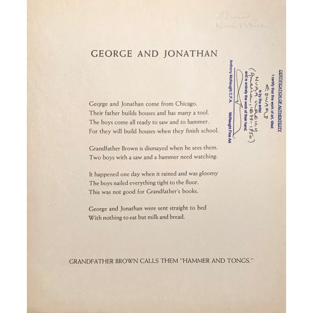 Black 'Edward' by Nura Ulreich, 1943, Art Student's League, Salon D'Automne, Art Deco, Paris For Sale - Image 8 of 10