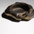 Heavy, solid cast bronze bowl by Lothar Klute featuring an abstract-organic shape. This piece stands out with its three-...