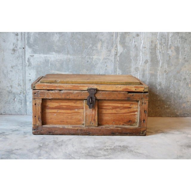 Vintage Wooden Chest Chairish