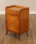 Brown Mid Century Modern Parquetry Satinwood Nightstand Cabinet For Sale - Image 8 of 13