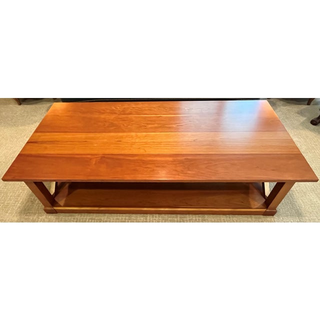 Traditional Restoration Hardware Coffee Table – Solid Wood For Sale - Image 3 of 5