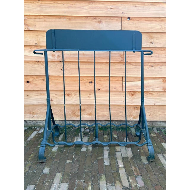 Wrought Iron Bicycle Stand Rack, 1920s For Sale - Image 3 of 9