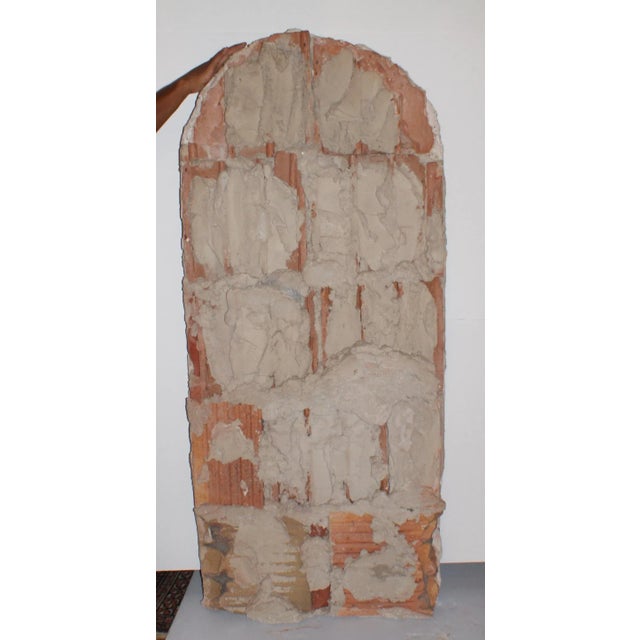 Vintage Art Deco Style Polychrome Terracotta Angel For Sale - Image 9 of 13