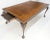 Henredon Henredon Banded Burl Walnut Ball & Claw Feet Chippendale Dining Table 2 Ext MINT For Sale - Image 4 of 12