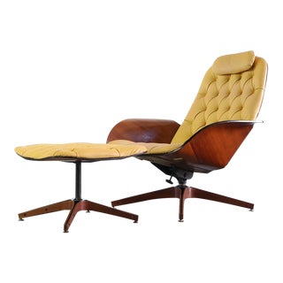Mid Century Modern Plycraft by George Mulhauser Mr. Chair & Ottoman- 2 Pieces For Sale